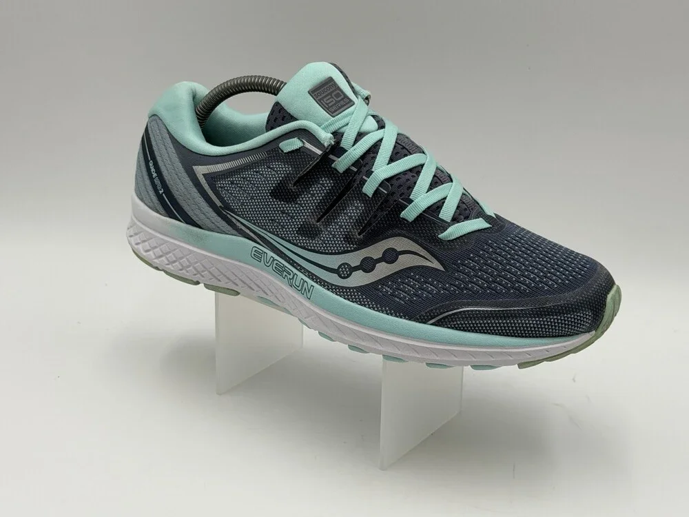 SAUCONY Guide ISO 2 Women’s Size 11 Slate Aqua Running Shoes Sneakers S10464-1